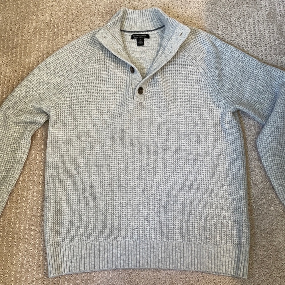 Banana republic button up sweater